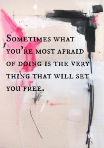  Image from site  most afraid quote