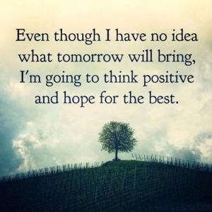 quote even though i have no idea what tomorrow will bring, Image from site  thinker
