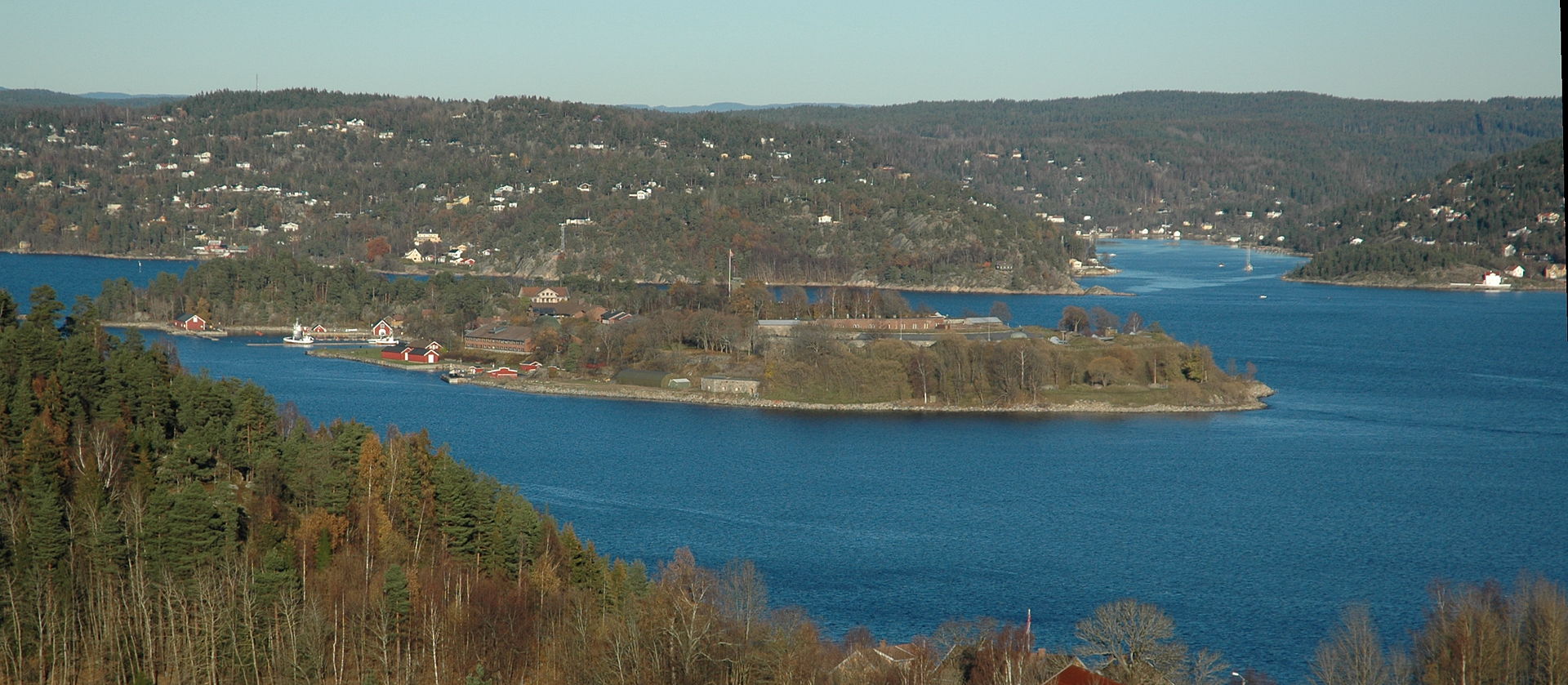 Oscarsborg fortress from southwest